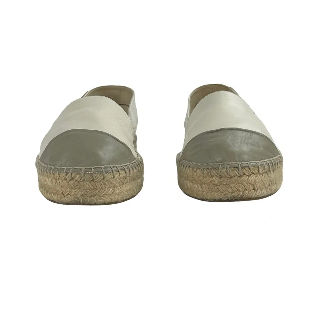 ANTHROPOLOGIE MINT & ROSE PORTOFINO LEATHER JUTE WRAP ESPADRILLE PLATFORMS